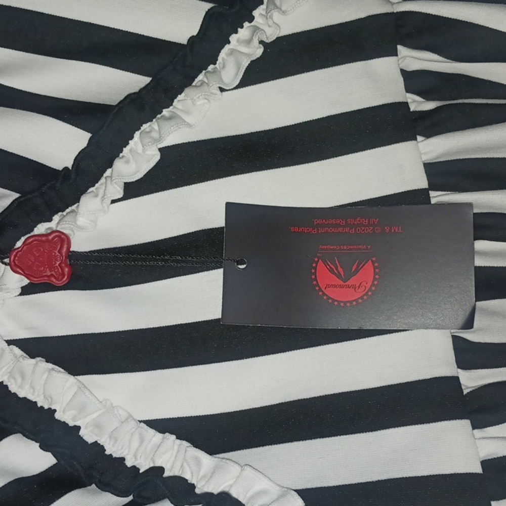 Black and White Striped Dress - Picture 4 of 4